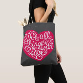 Doe alles met Love Red Tote Bag (Dichtbij)