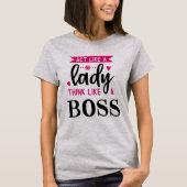 Doe als een advocaat denken als een BOSS T-shirt (Voorkant)