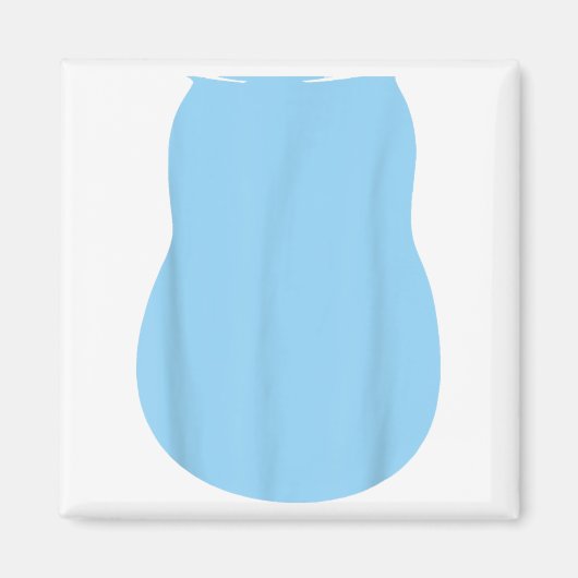 Doe alsof Alien Dog Costume Halloween Blue Alien D Magneet (Voorkant)