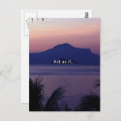 Doe alsof.... briefkaart (Voorkant / Achterkant)