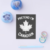 Doe alsof ik Canadees ben Canada Day Flyer (Enkel)