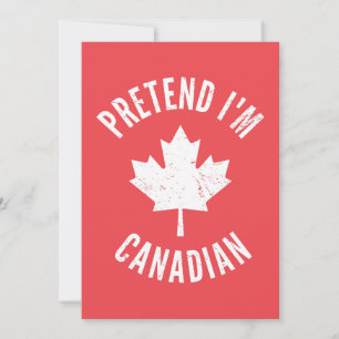 "Doe alsof ik Canadees ben op Canada Day Aankondiging