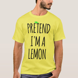 Doe alsof ik Citroen ben - Grappig Kostuum T-shirt