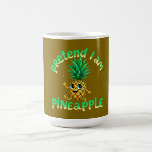 Doe alsof ik een ananas ben - Grappig & Schattige Koffiemok