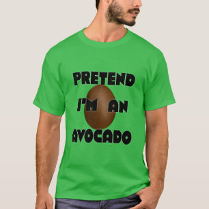 Doe alsof ik een avocado ben, grappig Halloween ko T-shirt