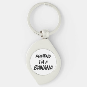 Doe alsof ik een banaan ben sleutelhanger