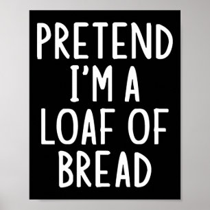 Doe alsof ik een brood ben Easy Halloween Matchin Poster