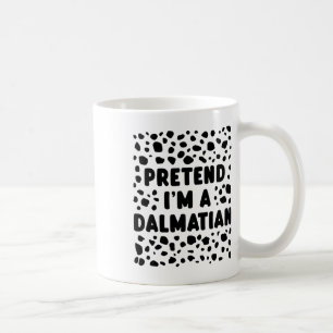Doe alsof ik een Dalmatische grappige last minute Koffiemok