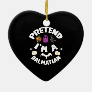 Doe alsof ik een Dalmatische Halloween Kostuum Cad Keramisch Ornament