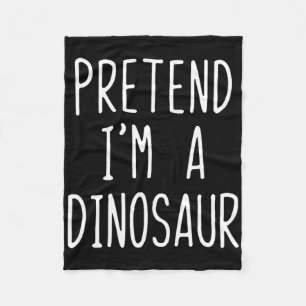 Doe alsof ik een dinosaurus kostuum halloween lui  fleece deken