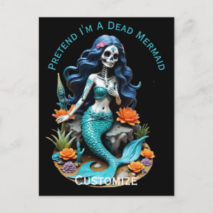 Doe alsof ik een dode zeemeermin ben Thunder_Cove Briefkaart