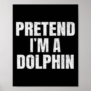 Doe alsof ik een Dolphin Easy Halloween Family Gro Poster