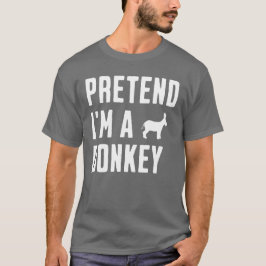 Doe alsof ik een ezel ben t-shirt