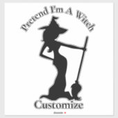 Doe alsof ik een heks ben Thunder_Cove Sticker (Vel)