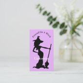 Doe alsof ik een heks ben Thunder_Cove Visitekaartje (Staand voorkant)