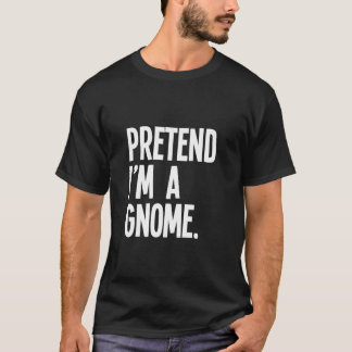 Doe alsof ik een kabouter ben Grappig Halloween-fe T-shirt