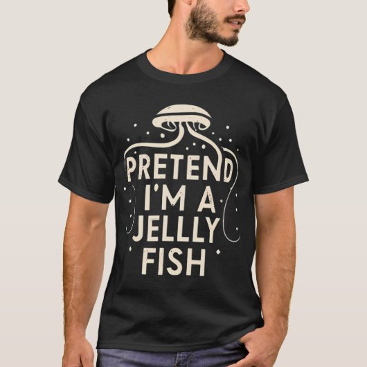 Doe alsof ik een kwal ben t-shirt (Voorkant)