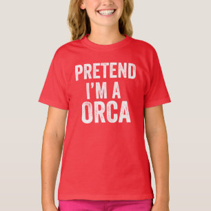 Doe alsof ik een orka leuk Halloween bijpassende k T-shirt