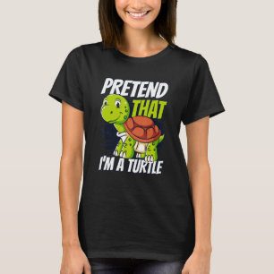Doe alsof ik een roodwangschildpad ben t-shirt