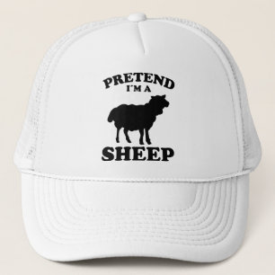 Doe alsof ik een schaap ben... trucker pet