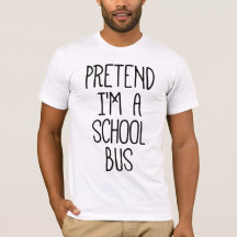 Doe alsof ik een schoolbus ben Grappig Halloween