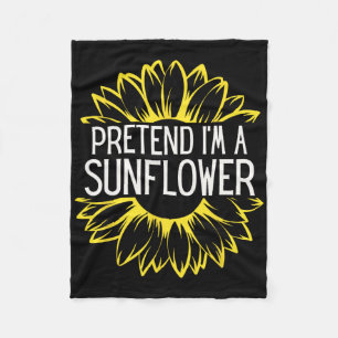 Doe alsof ik een Sunflower Easy Halloween kostuum Fleece Deken