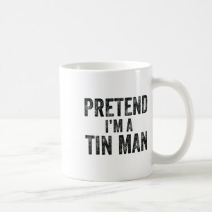 Doe alsof ik een Tin Man Halloween Family Lazy Cos Koffiemok