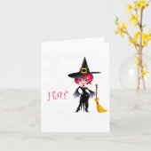 Doe alsof ik een Tin Man Halloween Last Minute Cos Kaart (Gele Bloem)