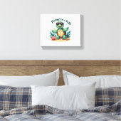 Doe alsof ik een Turtle Halloween feest ben en doe Canvas Afdruk (Insitu (Slaapkamer))