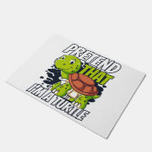 Doe alsof ik een Turtle Red-Eared Slider Lover ben Deurmat (Schuin)