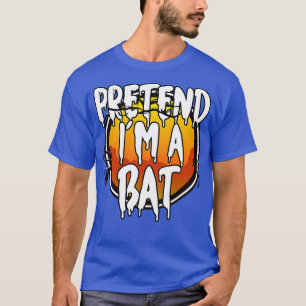 Doe alsof ik een vleermuis Halloween 2021 kostuum T-shirt