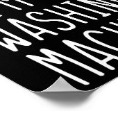 Doe alsof ik een wasmachinekostuum ben Halloween L Poster (Hoek)