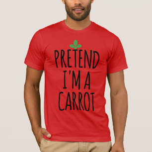 Doe alsof ik een wortel ben - Grappige verkleed Ha T-shirt