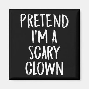 Doe alsof ik een Y Clown Family Halloween Party Ko Magneet