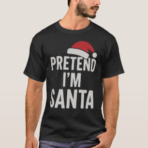 Doe alsof ik Sinterklaas ben - Grappige Kersthumor T-shirt
