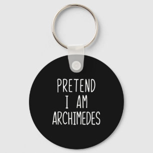Doe alsof in Archimedes kostuum Halloween Lazy Adu Sleutelhanger