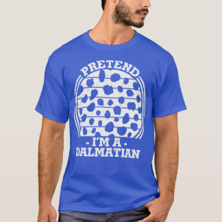 Doe alsof in een Dalmatische Grappige Halloween La T-shirt