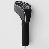 Doe alsof in een rendier kerstkostuum golfheadcover (Schuin)