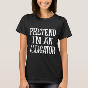 Doe alsof je een alligator bent Easy Lazy Hallowee T-shirt
