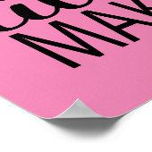 Doe alsof tot je het maakt poster (Hoek)