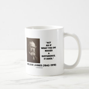 Doe alsof wat je doet een verschil maakt, James Qa Koffiemok