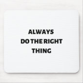 Doe altijd het juiste muismat (Voorkant)