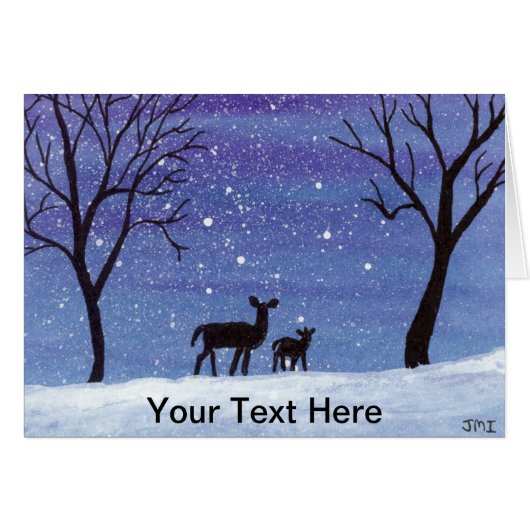 Doe and fawn (Devant horizontal)