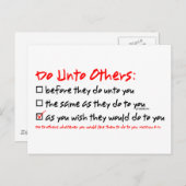 Doe anderen briefkaart (Voorkant / Achterkant)