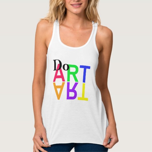 DOE "ART" TANKTOP (Voorkant)