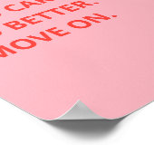 Doe beter bewegen op Wall Art Print Funny Art Post (Hoek)