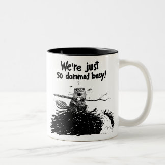 Doe Damm Busy Tweekleurige Koffiemok