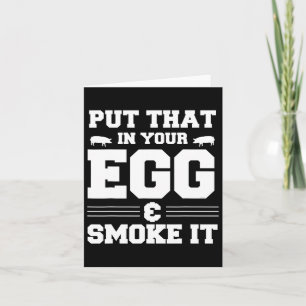 Doe dat in je ei en rook het BBQ Smoker Pit D Kaart