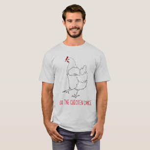 Doe de Chicken Dance Funny Cute Quirky Animal Art T-shirt