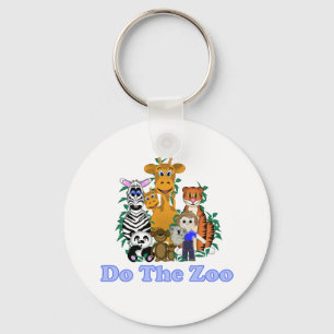 Doe de dierentuin sleutelhanger